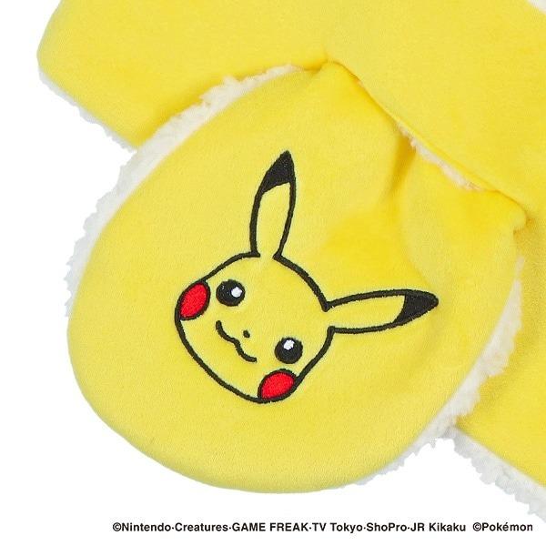 日本 兒童 絨毛 保暖 圍巾 圍脖 吉伊卡哇 小八 酷洛米 皮卡丘 凱蒂貓 角落生物 鐵道王國 生日禮物-細節圖6