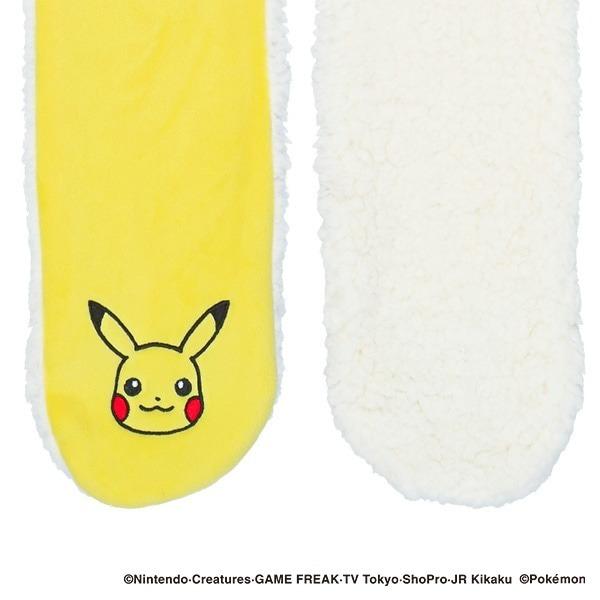 日本 兒童 絨毛 保暖 圍巾 圍脖 吉伊卡哇 小八 酷洛米 皮卡丘 凱蒂貓 角落生物 鐵道王國 生日禮物-細節圖7