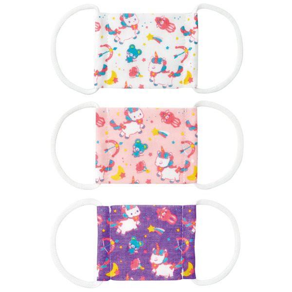 *出清中* 日本 Skater 兒童 幼童 布口罩 口罩 3入 2~4歲 三層 防塵 橡膠耳繩 重複使用 MSKG0-細節圖3