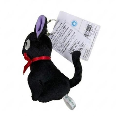 日本 正版 宮崎駿 吉卜力 魔女宅急便 黑貓 吉吉 琪琪 玩偶 娃娃 吊飾 鑰匙圈 聖誕節 交換禮物 背包 書包 零錢包-細節圖4