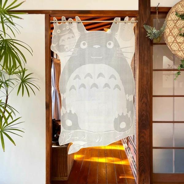 日本製 門簾 龍貓 魔女宅急便 霍爾的移動城堡 神隱少女 無臉男 門簾 長門簾 長簾 窗簾 交換禮物 聖誕節 萬聖節-細節圖3