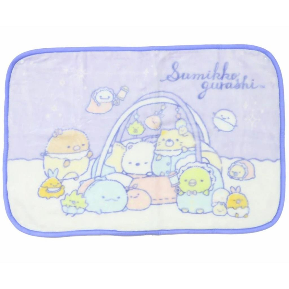 日本 正版 三麗鷗 毛毯 毯子 被子 披肩 庫洛米 美樂蒂 人魚漢頓 角落生物 雙子星 梅森 交換禮物 聖誕節 送禮-細節圖4