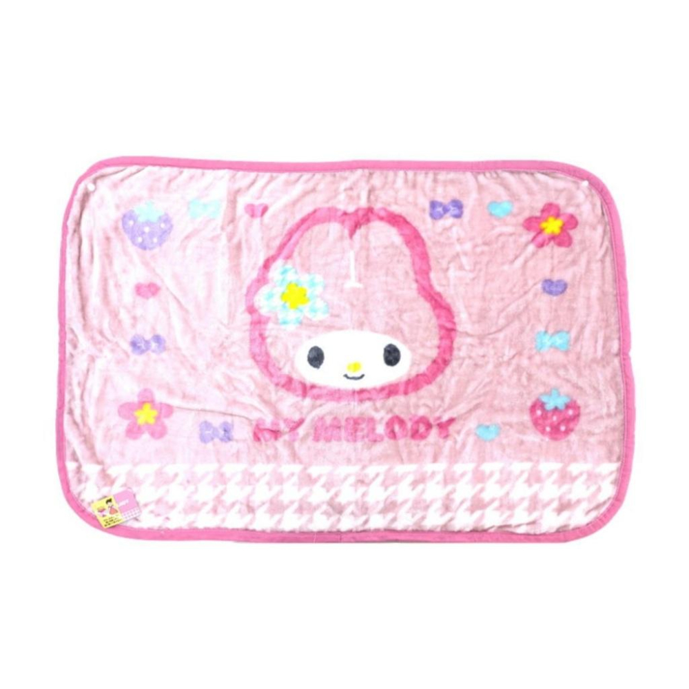 日本 正版 三麗鷗 毛毯 毯子 被子 披肩 庫洛米 美樂蒂 人魚漢頓 角落生物 雙子星 梅森 交換禮物 聖誕節 送禮-細節圖5