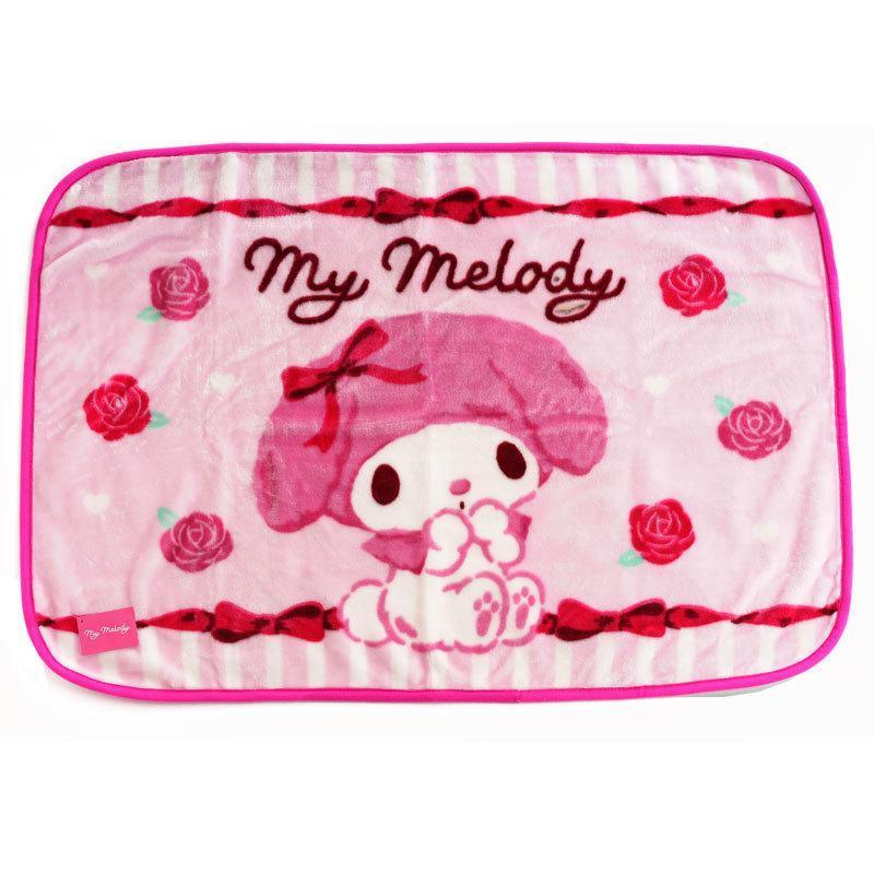 日本 正版 三麗鷗 毛毯 毯子 被子 披肩 庫洛米 美樂蒂 人魚漢頓 角落生物 雙子星 梅森 交換禮物 聖誕節 送禮-細節圖8