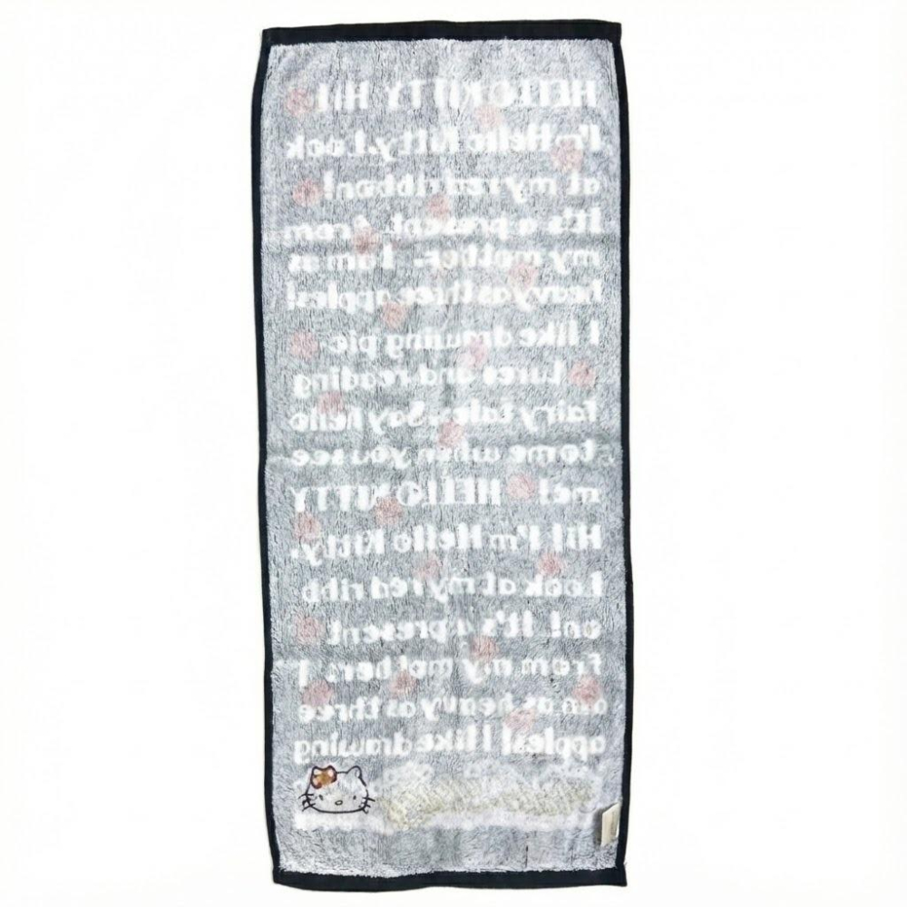 日本 境內限定 三麗鷗 凱蒂貓 hello kitty 浴巾 毛巾 大浴巾 聖誕節禮物 交換禮物 純棉浴巾-細節圖3