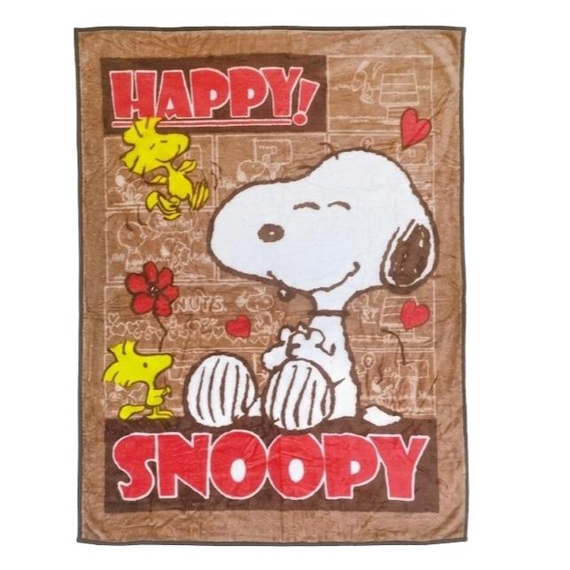 日本 迪士尼 史努比 米奇 米妮 米老鼠 法蘭絨 毛毯 毯子 被子 小毛毯 交換禮物 聖誕節禮物-細節圖2