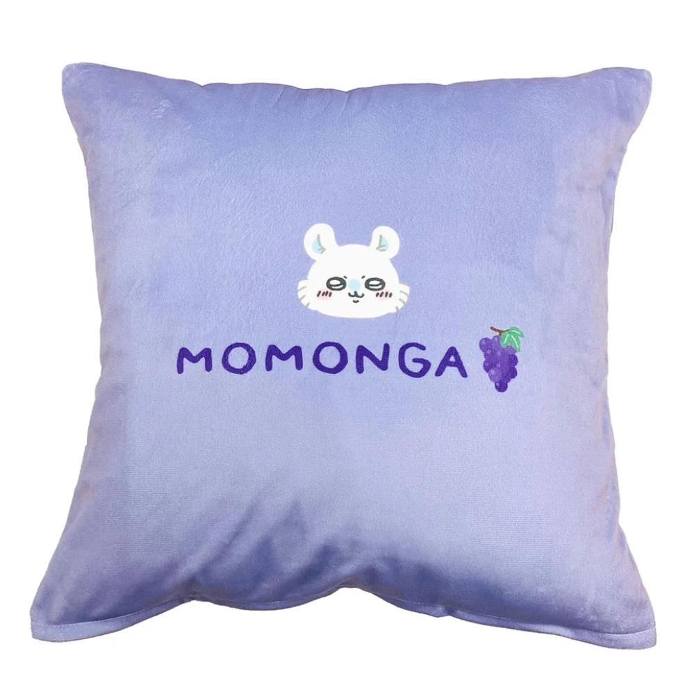 日本 正版 吉伊卡哇 烏薩奇 小桃 小八貓 抱枕 枕頭 枕頭套 靠墊 枕芯 交換禮物 禮物 Chiikawa-細節圖3