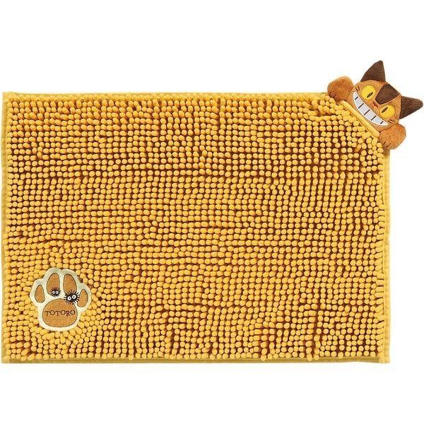 日本 正版 宮崎駿 吉卜力 龍貓 黑貓 地毯 地墊 腳踏墊 無臉男 龍貓公車 魔女宅急便 神隱少女 過年 新年 禮物-細節圖9