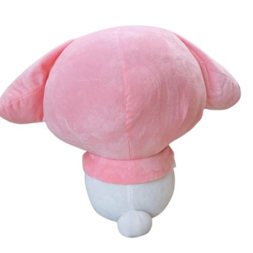 日本 正版 三麗鷗 美樂蒂 特大 娃娃 公仔 玩偶  景品 夾娃娃機 無吊牌 FuRyu-細節圖3