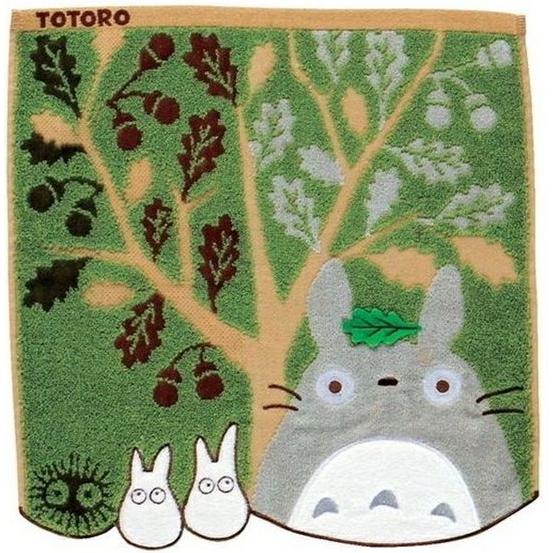 日本 正版 宮崎駿 吉卜力 手帕 刺繡無捻紗龍貓魔女宅急便神隱少女天空之城紅豬魔法公主崖上的波妞 毛巾 浴巾 運動毛巾-細節圖7