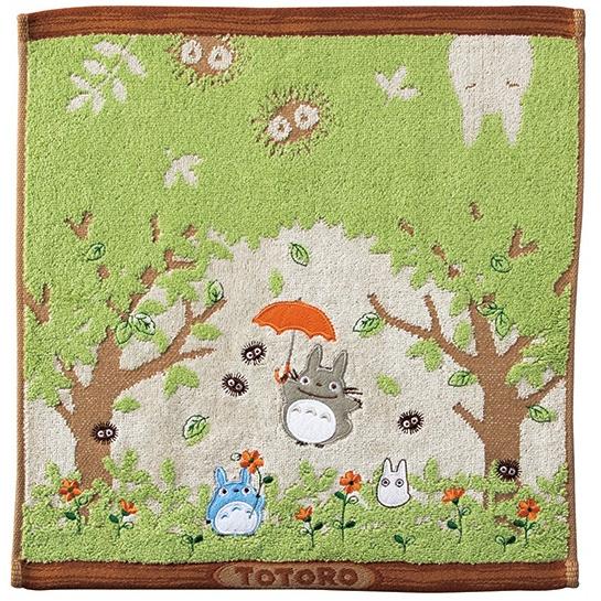日本 正版 宮崎駿 吉卜力 方巾 刺繡無捻紗抗菌龍貓魔女宅急便神隱少女MOOMIN嚕嚕米姆明 毛巾 浴巾 運動毛巾-細節圖4