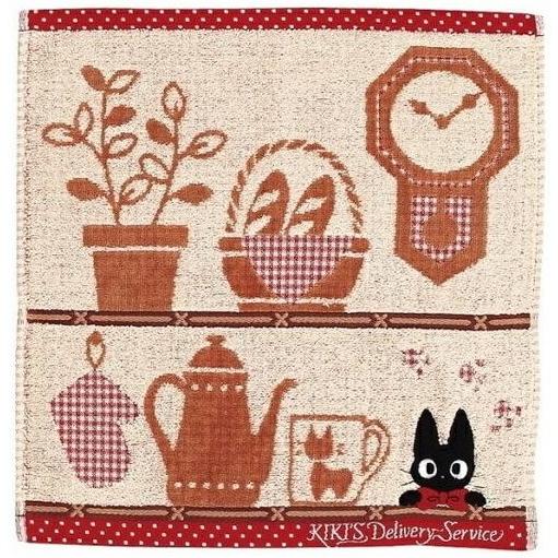 日本 正版 宮崎駿 吉卜力 方巾 刺繡無捻紗抗菌龍貓魔女宅急便神隱少女MOOMIN嚕嚕米姆明 毛巾 浴巾 運動毛巾-細節圖5