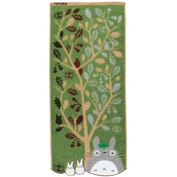 日本 正版 吉卜力 毛巾 運動毛巾 刺繡無捻紗抗菌龍貓魔女宅急便神隱少女天空之城紅豬宮崎駿豆豆龍TOTORO 浴巾 運動-細節圖3