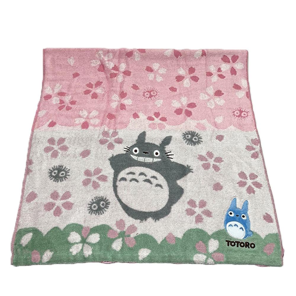 日本 Marushin 吉卜力 龍貓 浴巾 花嵐 60 120 小藍 龍貓-細節圖5