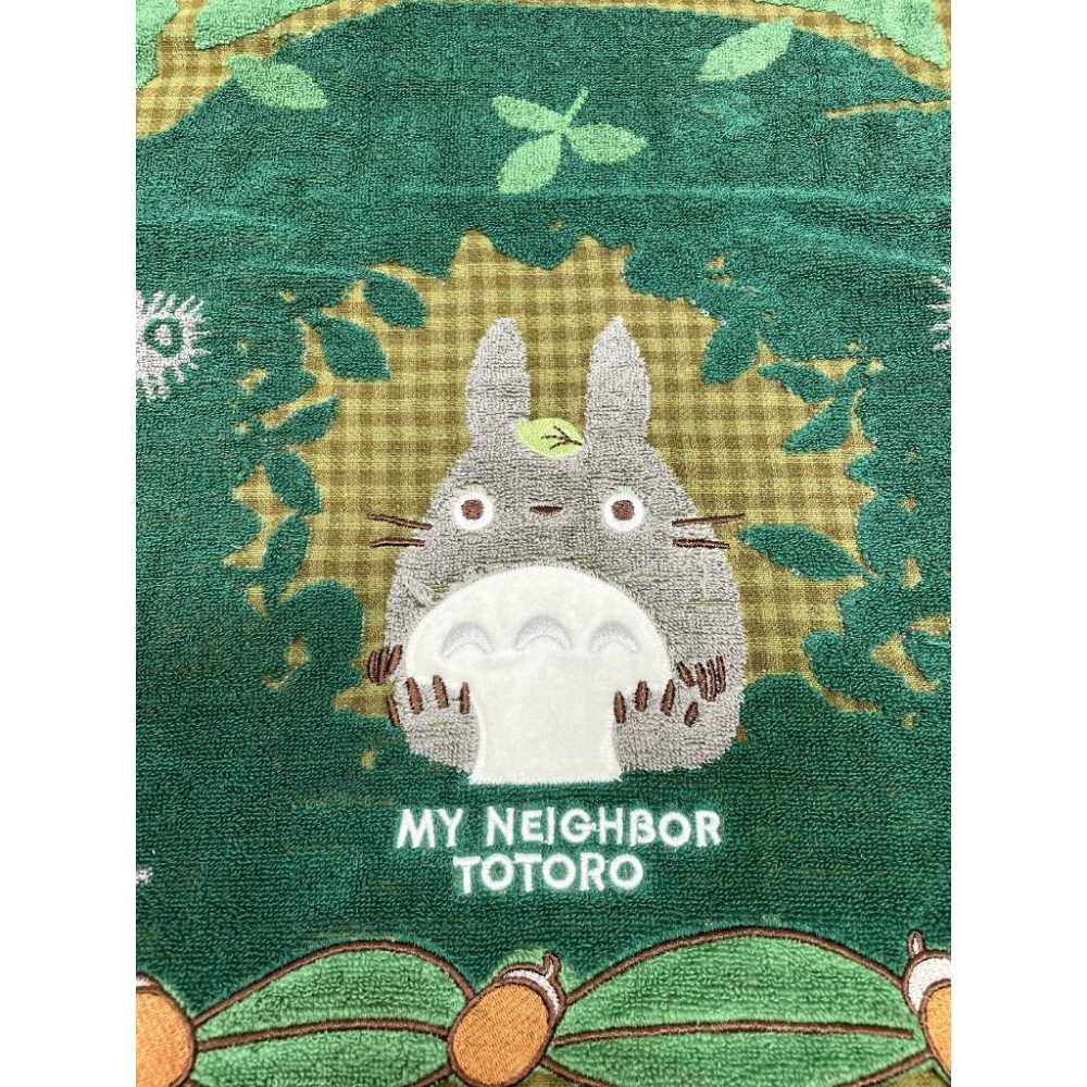 日本 Marushin 吉卜力 龍貓 浴巾 森林隧道 60 120 小白 龍貓 森林 橡子-細節圖3
