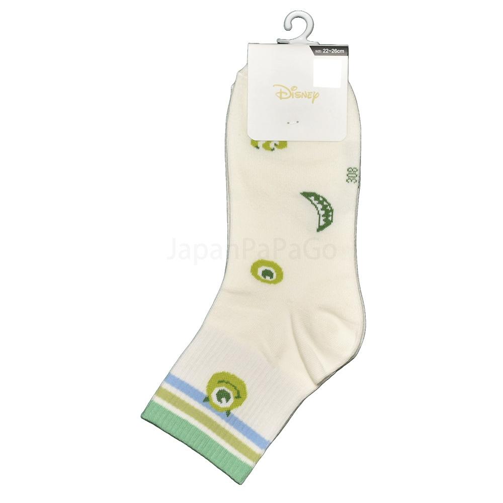 迪士尼 Disney 怪獸大學 長襪 中筒襪 少女襪 大眼仔 毛怪 怪獸電力公司-細節圖5