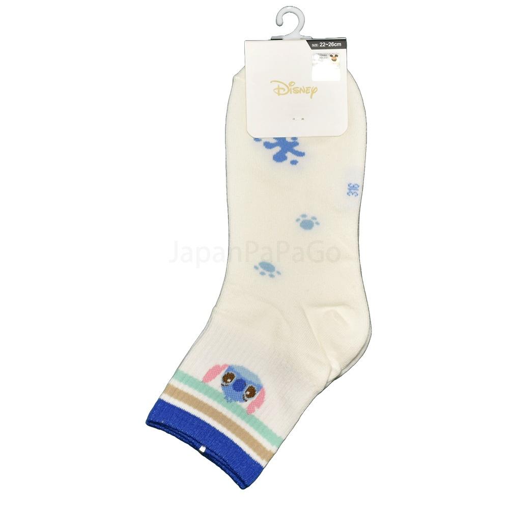 迪士尼 Disney 史迪奇 長襪 中筒襪 少女襪-細節圖5