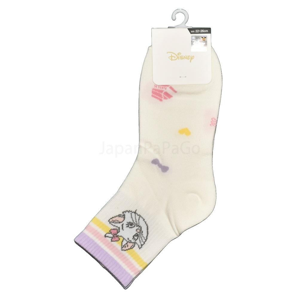 迪士尼 Disney 米奇 米妮 長襪 中筒襪 少女襪 唐老鴨 黛西 貓兒歷險記 瑪麗貓-細節圖6