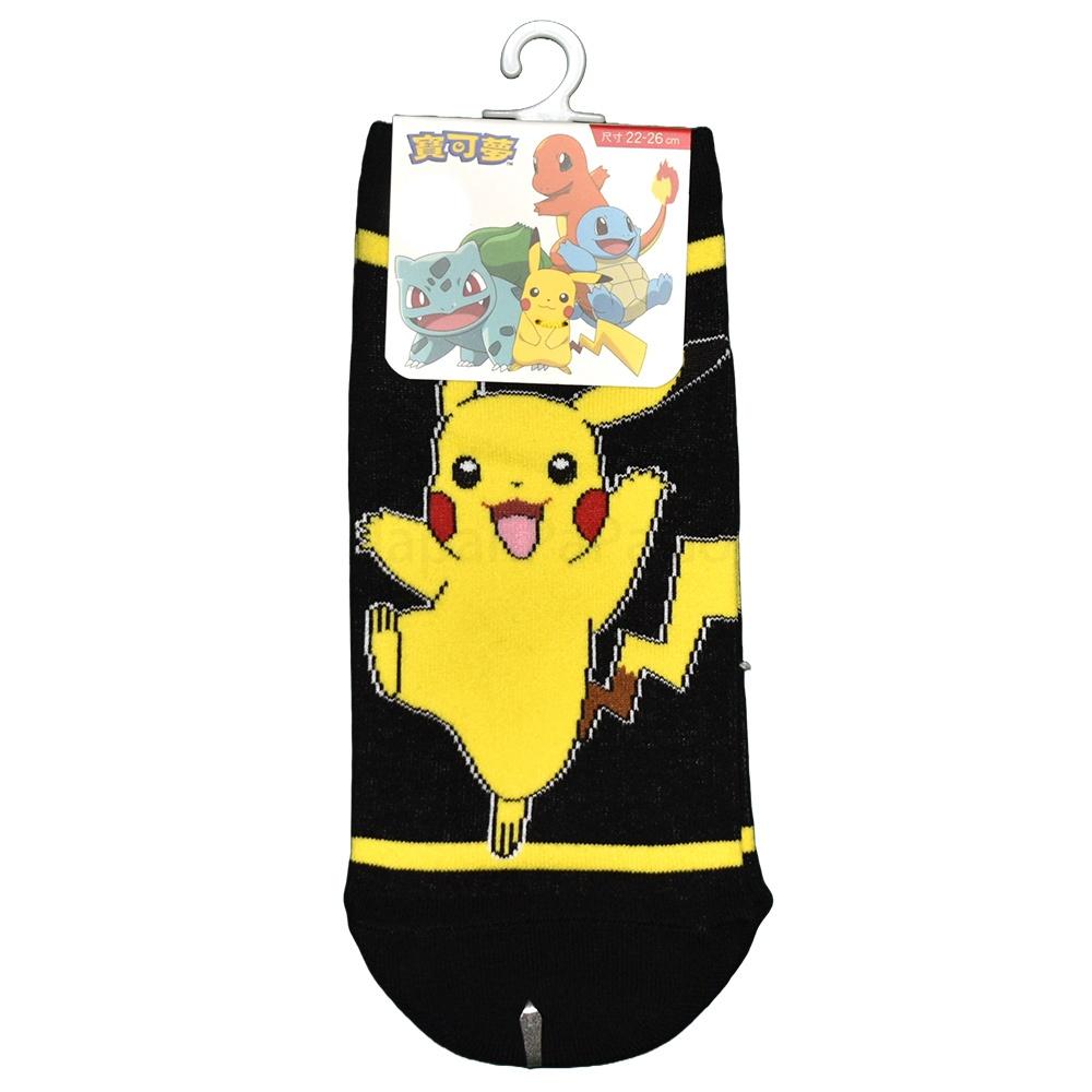 寶可夢 短襪 襪子 船型襪 皮卡丘 伊布 耿鬼 噴火龍 快龍 卡比獸 妙蛙種子 洛奇亞 水箭龜-細節圖3
