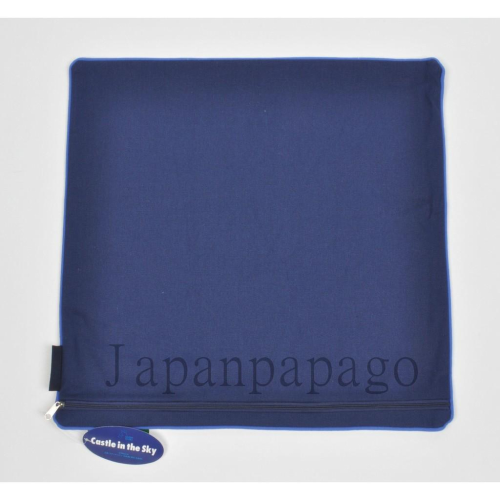 日本 正版 宮崎駿 天空之城 園丁 飛行石 刺繡 貼布 靠墊 抱枕 枕套 靠枕 枕頭 午睡枕-細節圖2