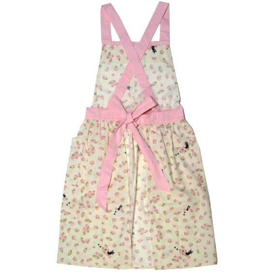 『日本正版』GHIBLI 魔女宅急便 JIJI 吉吉 黑貓 造型 圍裙 工作圍裙 工作服 廚房 全新 現貨 正貨-細節圖2