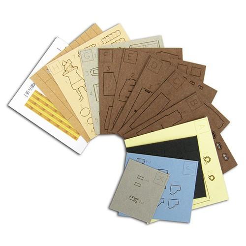 『日本正貨』GHIBLI 宮崎駿 魔女宅急便 琪琪家 黑貓 JIJI 迷你 立體 紙模型 手作 勞作 DIY 紙雕 益智-細節圖7