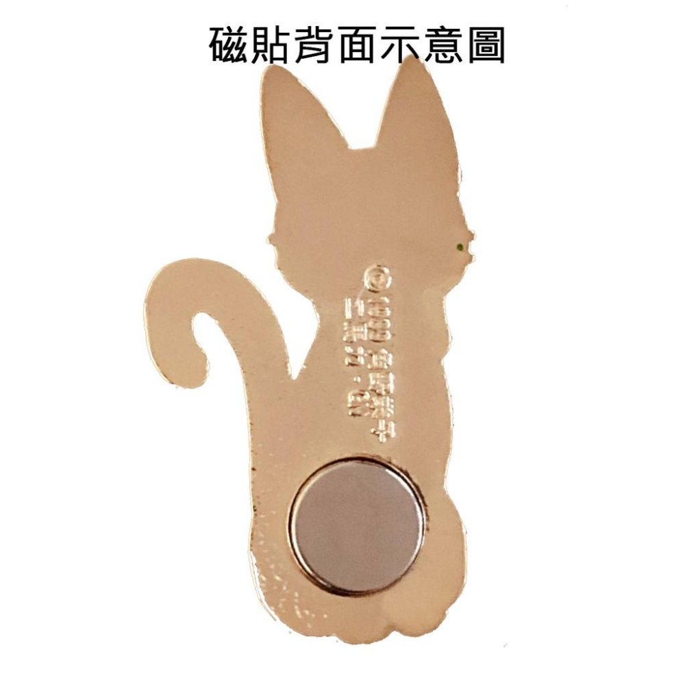 『日本正貨』GHIBLI 宮崎駿 魔女宅急便 黑貓 JIJI 琪琪 磁鐵 冰箱貼 磁貼 白板貼 白板 磁性 適用-細節圖2