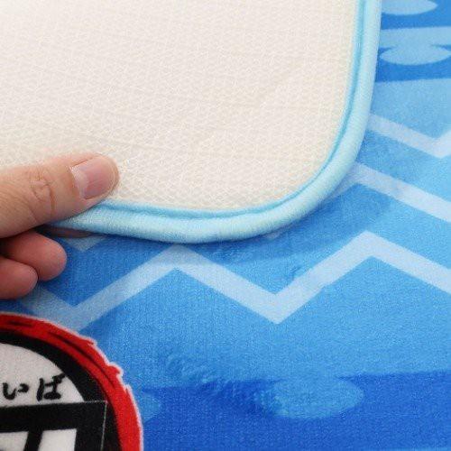 『日本正版』 鬼滅之刃 嘴平伊之助 伊之助 獸之呼吸 靜音 地墊 地毯 腳踏墊 全新 現貨 日本版-細節圖3