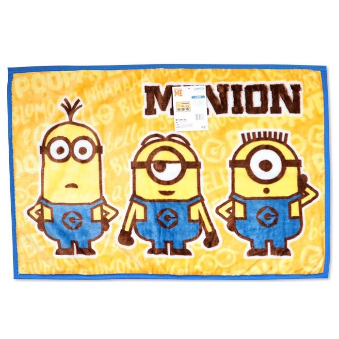 【日本正貨】迪士尼 動漫 系列 毯子 毛毯  蓋毯 被子 披肩毯 小小兵 小熊維尼 米老鼠 唐老鴨 䓫䓫與蒂蒂 三眼怪-細節圖7