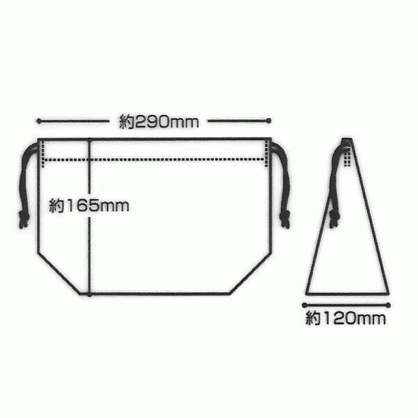 日本製 Skater 鬼滅之刃 竈門 炭治郎 束口 提袋 便當盒 便當袋 便當布 購物袋 手提袋 餐袋 野餐 KB7-細節圖4
