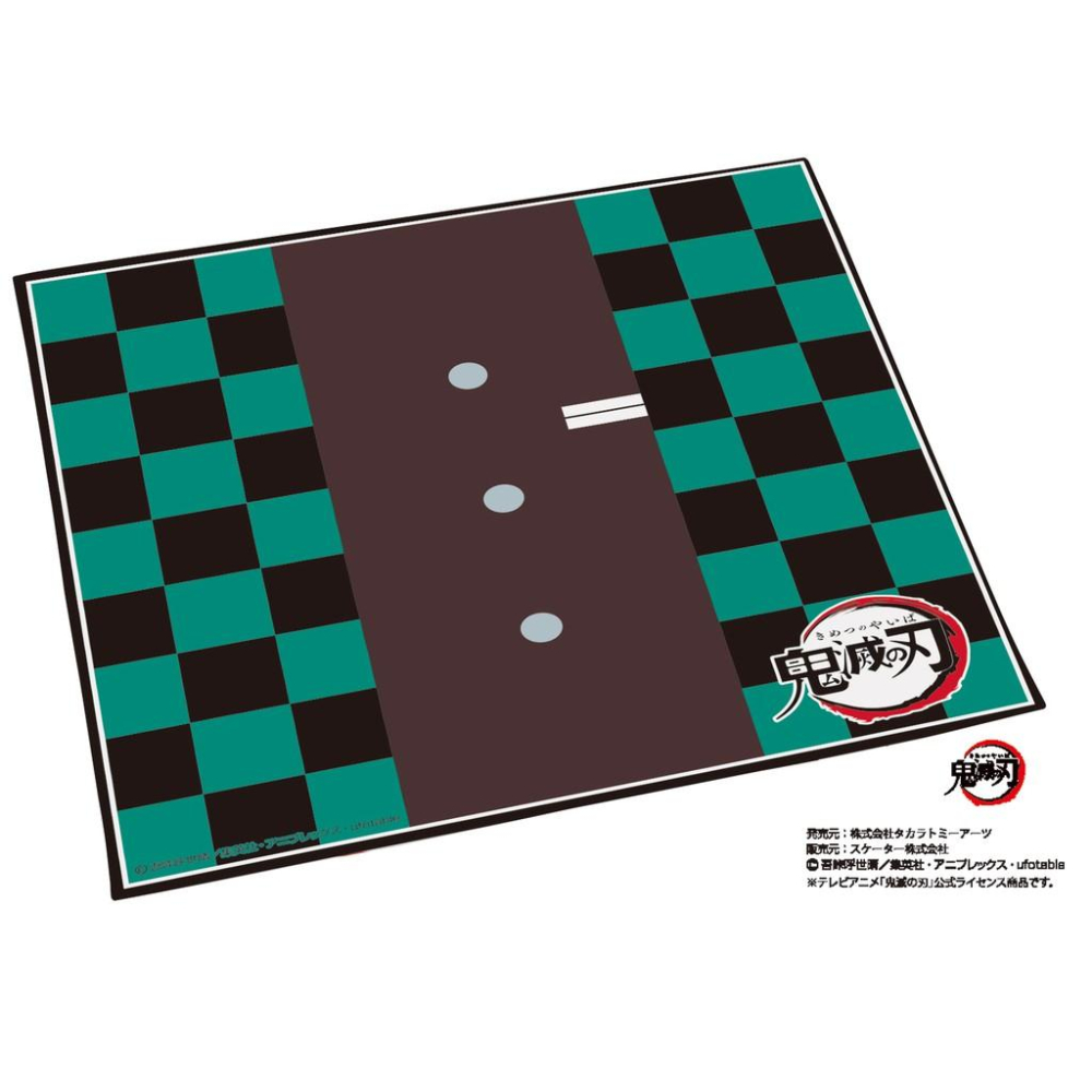 日本製 Skater 鬼滅之刃 竈門 炭治郎 餐墊 桌墊 桌巾 桌布 便當盒 袋 便當袋 便當布 包巾 包便當 KB4-細節圖2