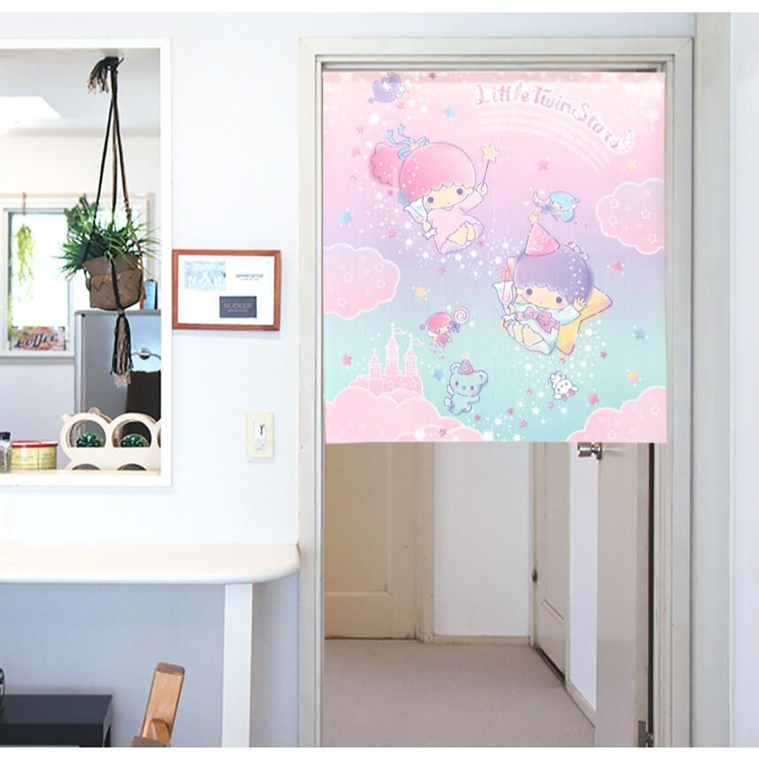 日本製 三麗鷗 庫洛米 帕恰狗 酷企鵝 雙子星 美樂蒂 門簾 短門簾 短簾 窗簾 門簾一片式 交換禮物 聖誕節 生日禮物-細節圖4