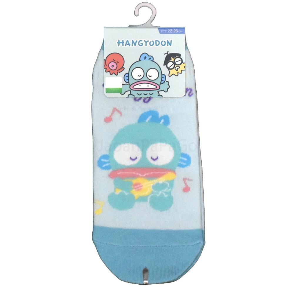 Sanrio 三麗鷗 人魚漢頓 短襪 船型襪 醜魚 襪子-細節圖3