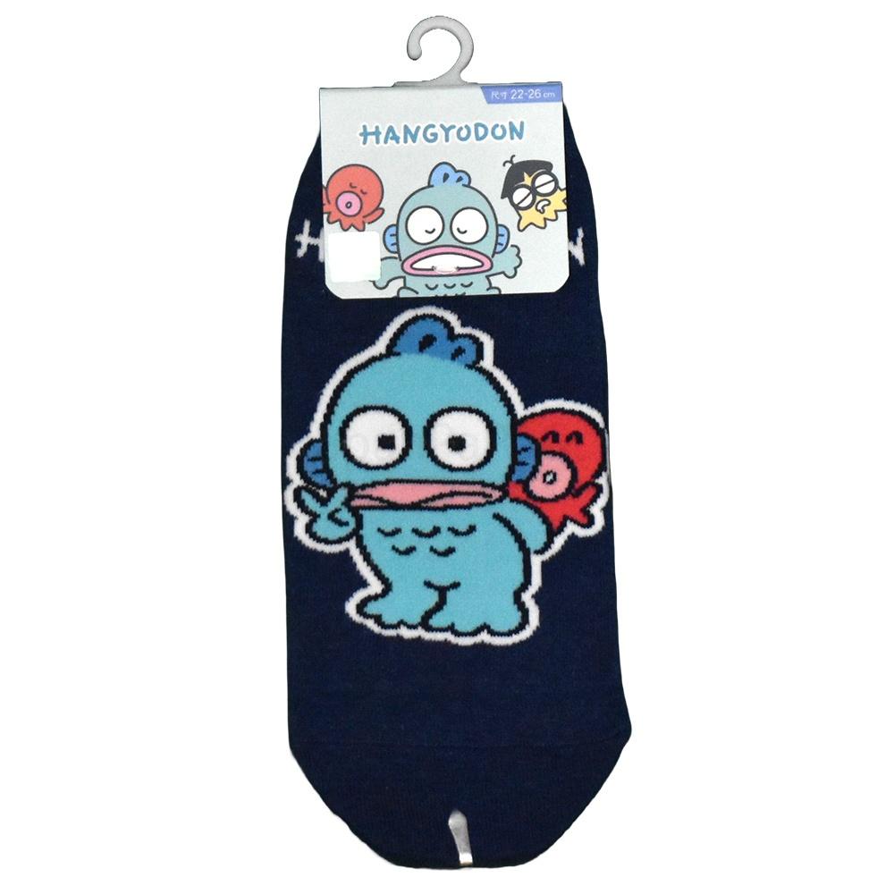 Sanrio 三麗鷗 人魚漢頓 短襪 船型襪 醜魚 襪子-細節圖5