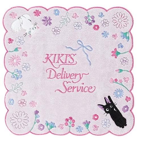 日本 Marushin 吉卜力 魔女宅急便 手帕 花巷 黑貓 吉吉 JIJI-細節圖2