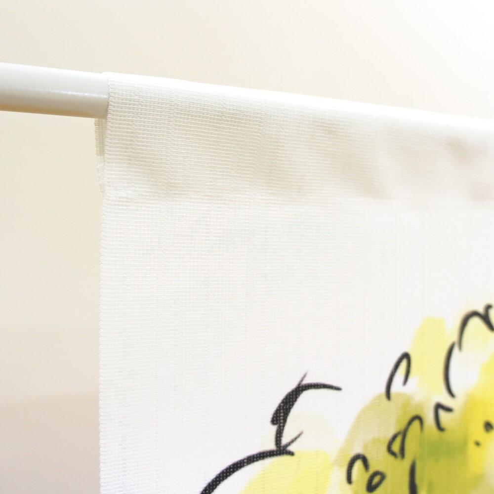 日本製 迪士尼 小熊維尼 奇奇蒂蒂 米奇 美人魚 獅子王 迪士尼反派 門簾 長門簾 長簾 窗簾 交換禮物 聖誕節 萬聖節-細節圖5