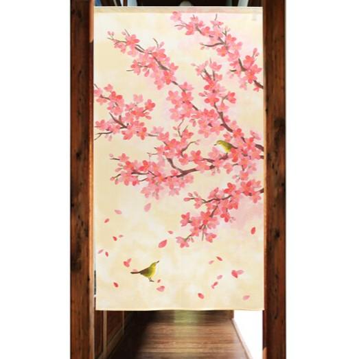 日本製 櫻花 魚 貓頭鷹 河豚 居家裝飾 裝飾 擺飾 門簾 長門簾 長簾 窗簾 交換禮物 聖誕節 萬聖節 生日禮物 過年-細節圖3