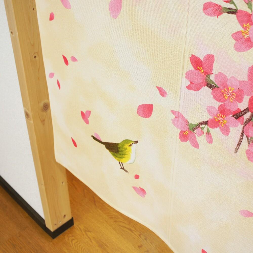 日本製 櫻花 魚 貓頭鷹 河豚 居家裝飾 裝飾 擺飾 門簾 長門簾 長簾 窗簾 交換禮物 聖誕節 萬聖節 生日禮物 過年-細節圖8