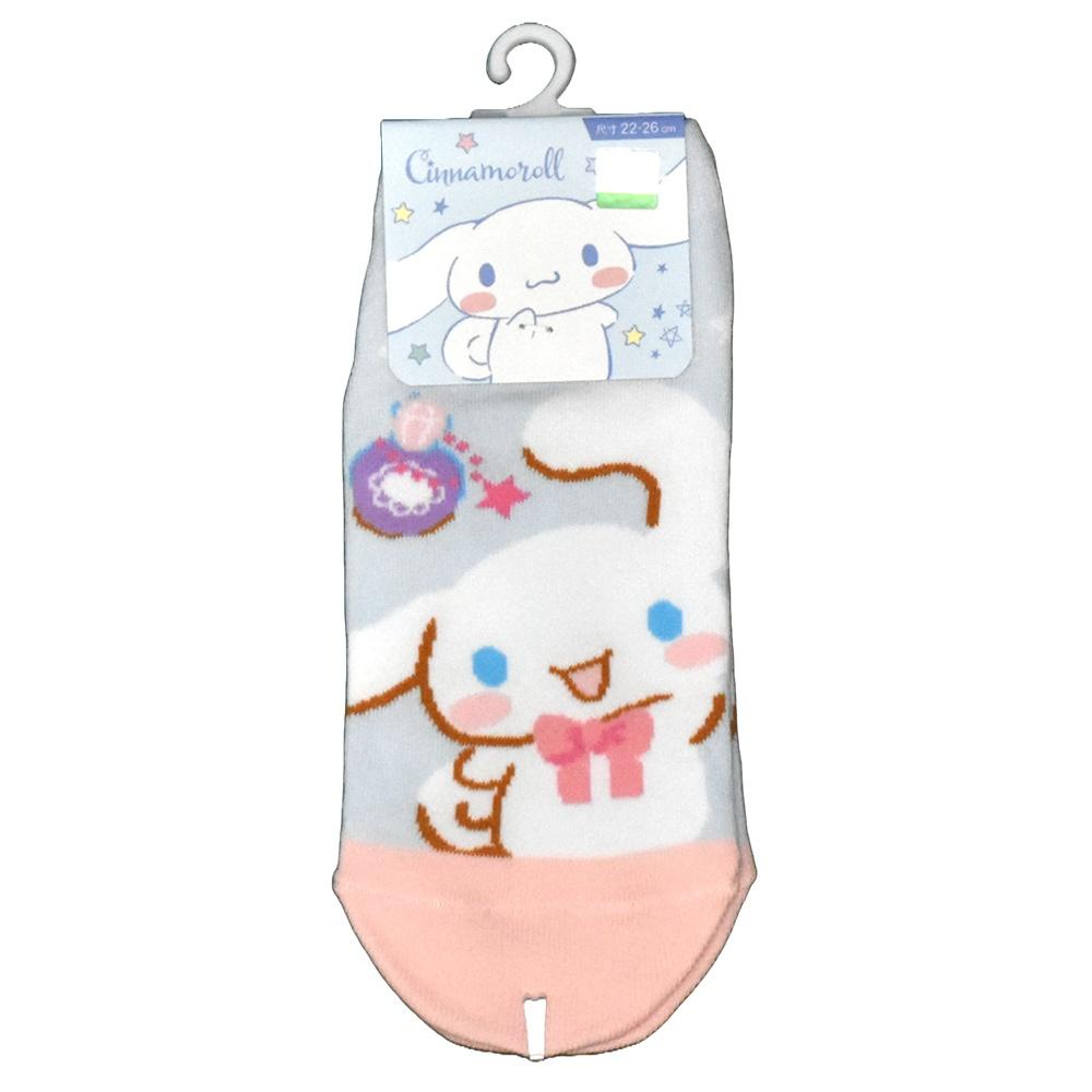 Sanrio 三麗鷗 大耳狗喜拿 短襪 船型襪 肉桂狗 襪子-細節圖2