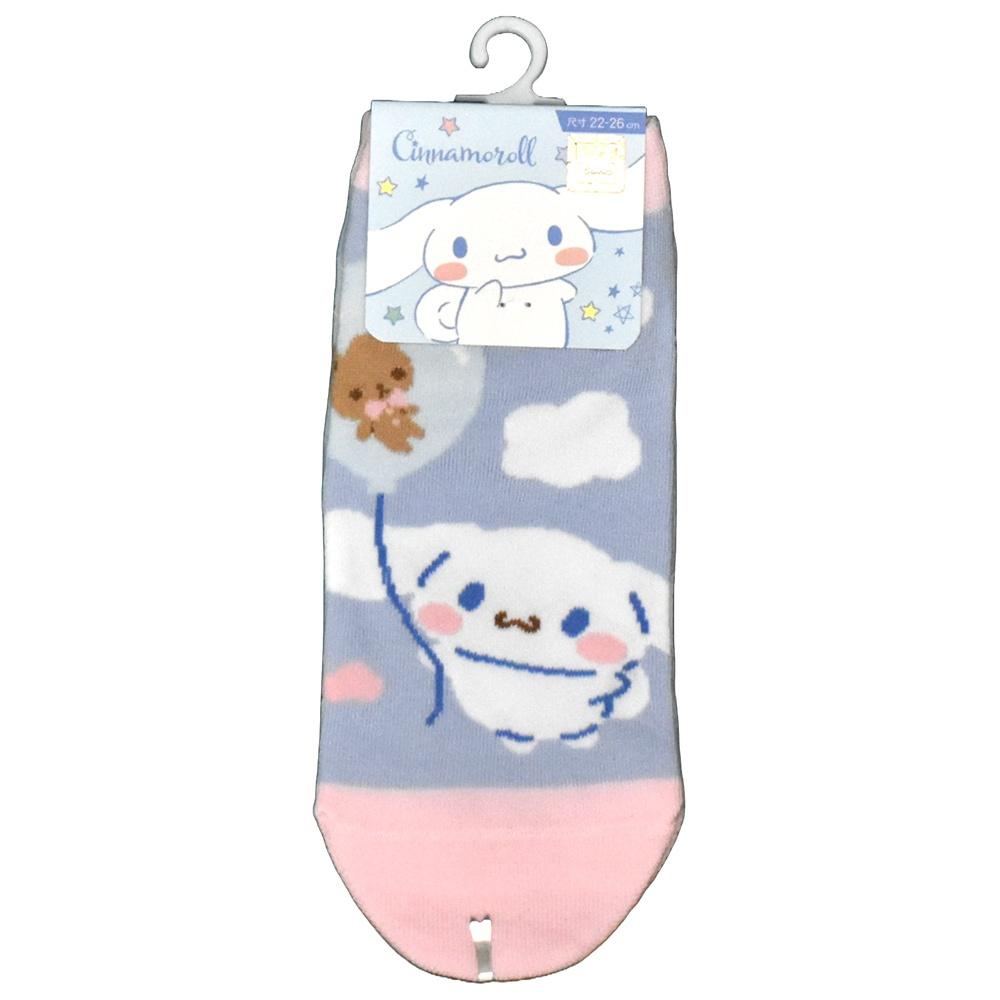 Sanrio 三麗鷗 大耳狗喜拿 短襪 船型襪 肉桂狗 襪子-細節圖3