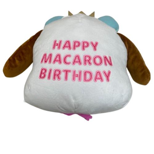 日本 正版 三麗鷗 帕恰狗 Pochacco 抱枕 靠墊 娃娃 公仔 玩偶  景品 夾娃娃機 無吊牌 FuRyu-細節圖2