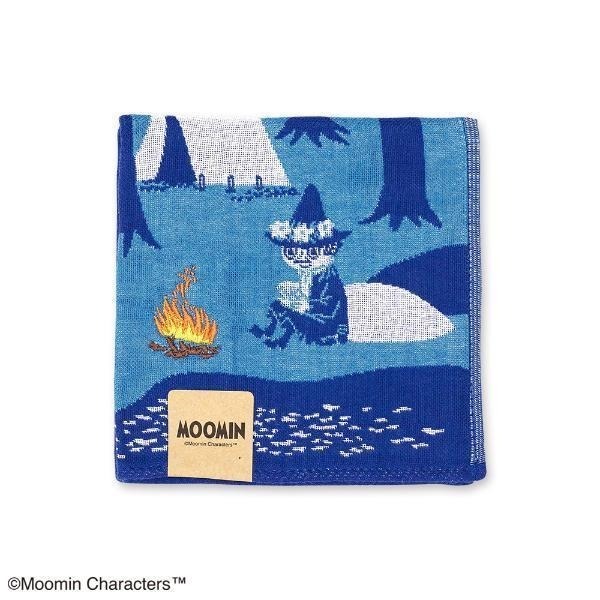 嚕嚕米 Moomin 姆明 方巾 毛巾 手帕-細節圖3