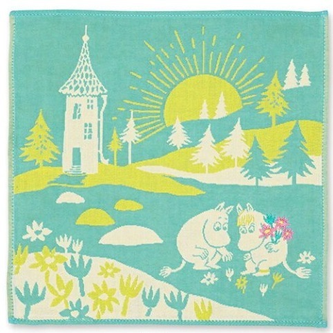 嚕嚕米 Moomin 姆明 方巾 毛巾 手帕-規格圖9