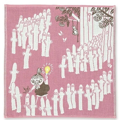 嚕嚕米 Moomin 姆明 方巾 毛巾 手帕-規格圖9