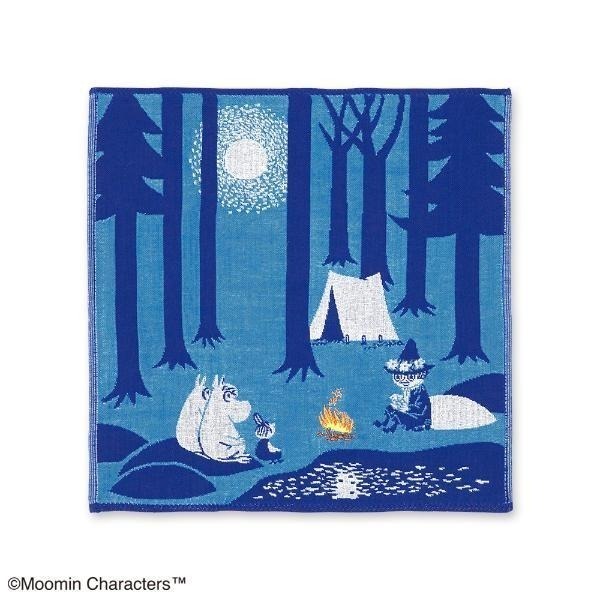 嚕嚕米 Moomin 姆明 方巾 毛巾 手帕-規格圖9