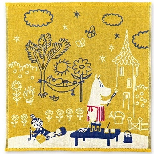 嚕嚕米 Moomin 姆明 方巾 毛巾 手帕-規格圖9