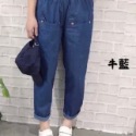 🔥喵咪貓咪🔥造型口袋 超透涼哈倫褲 涼感褲 休閒褲-規格圖8