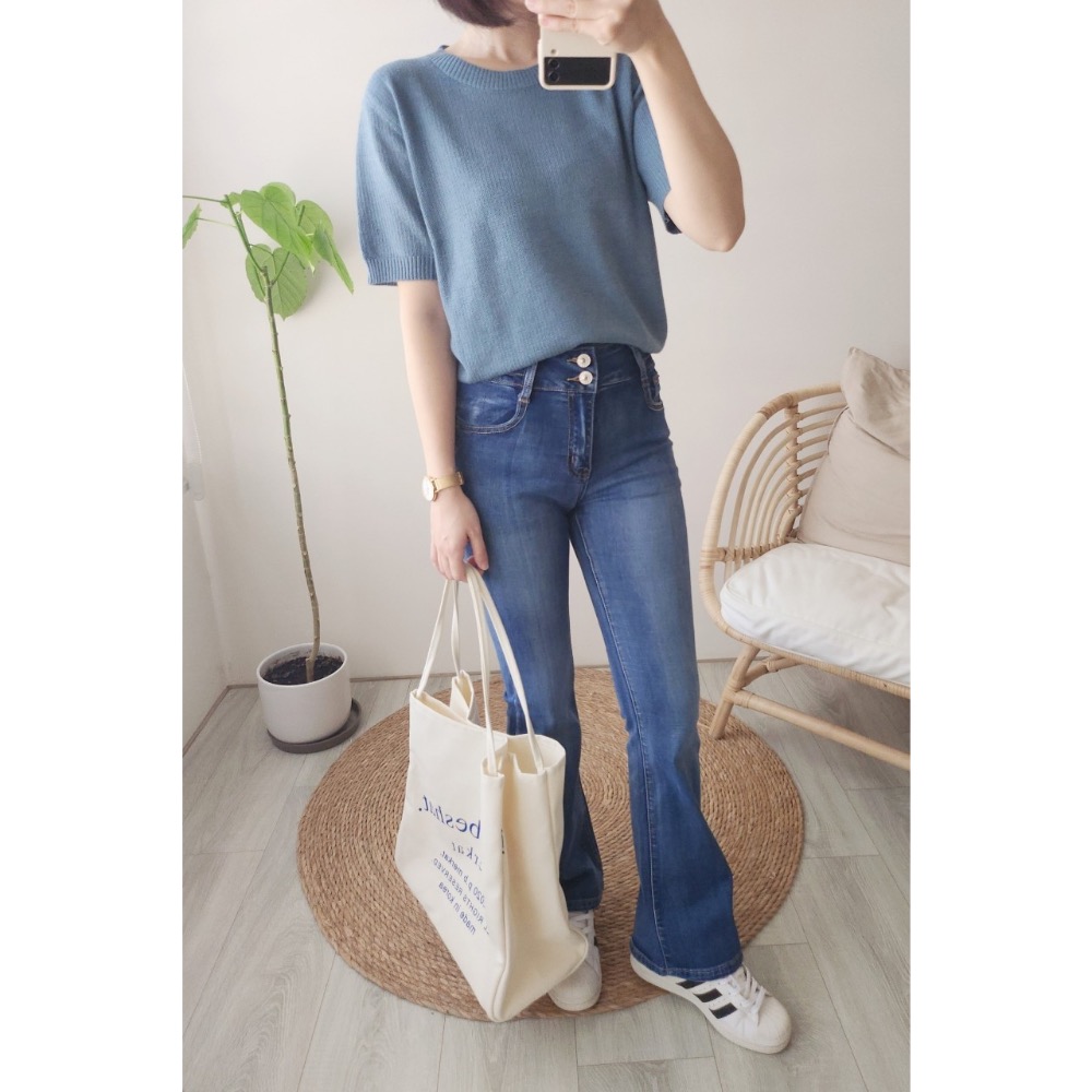 🌟靓美型🌟 長腿水水姐妹最愛💫喇叭褲 微闊腿褲-細節圖2