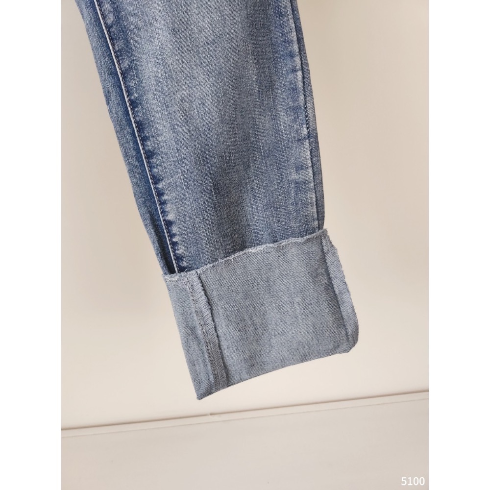 🌟街頭風🌟 牛仔復古褲腳反折款✅個性男朋友褲 老爺褲💯-細節圖8