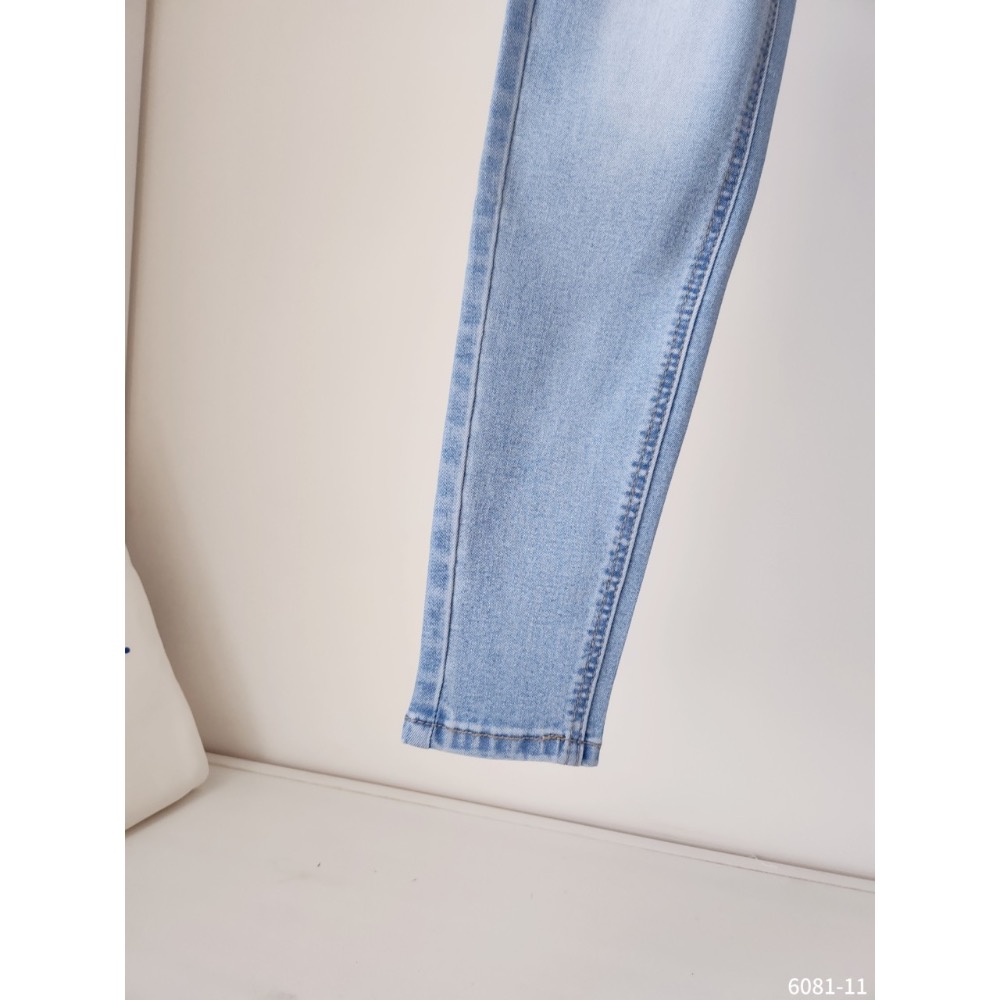 🌟時尚單品🌟 棉彈刷白搞破✅修身顯瘦牛仔褲 窄直褲💯-細節圖8